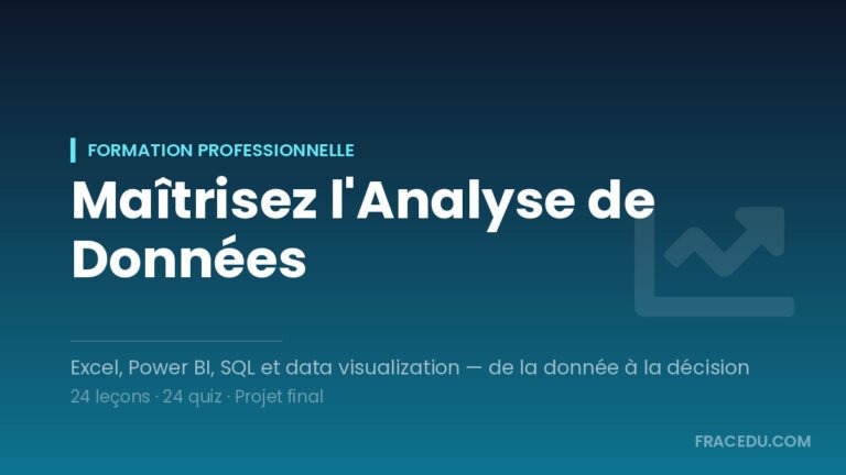 Maîtrisez l'Analyse de Données