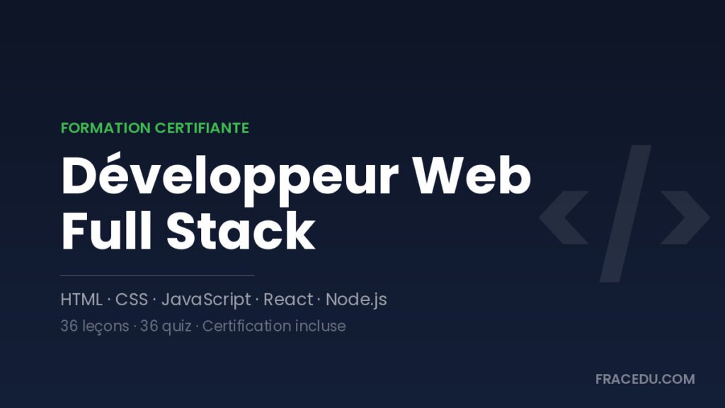 Cours Developpeur Web Fullstack 1024x576