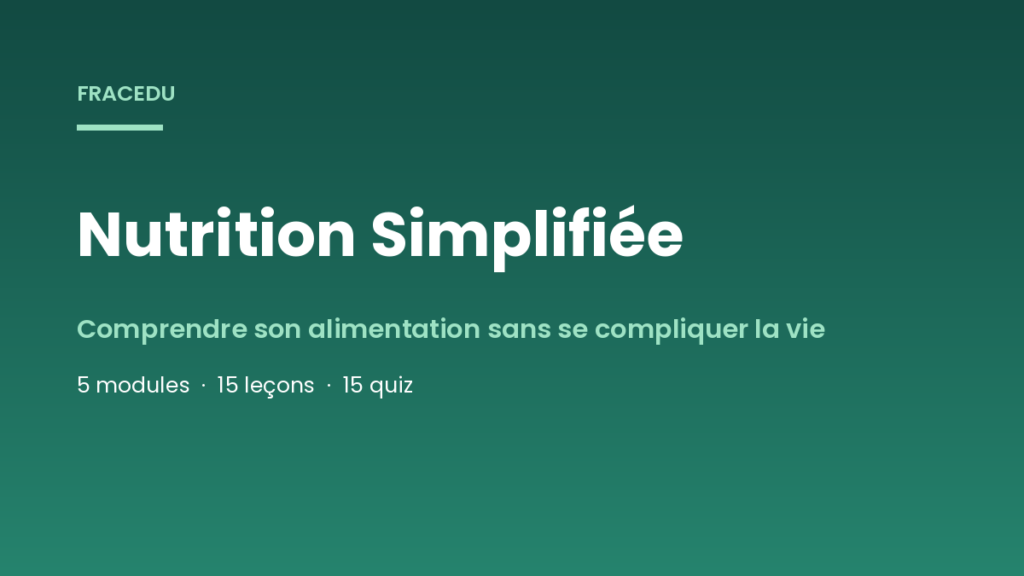 nutrition simplifiee couverture